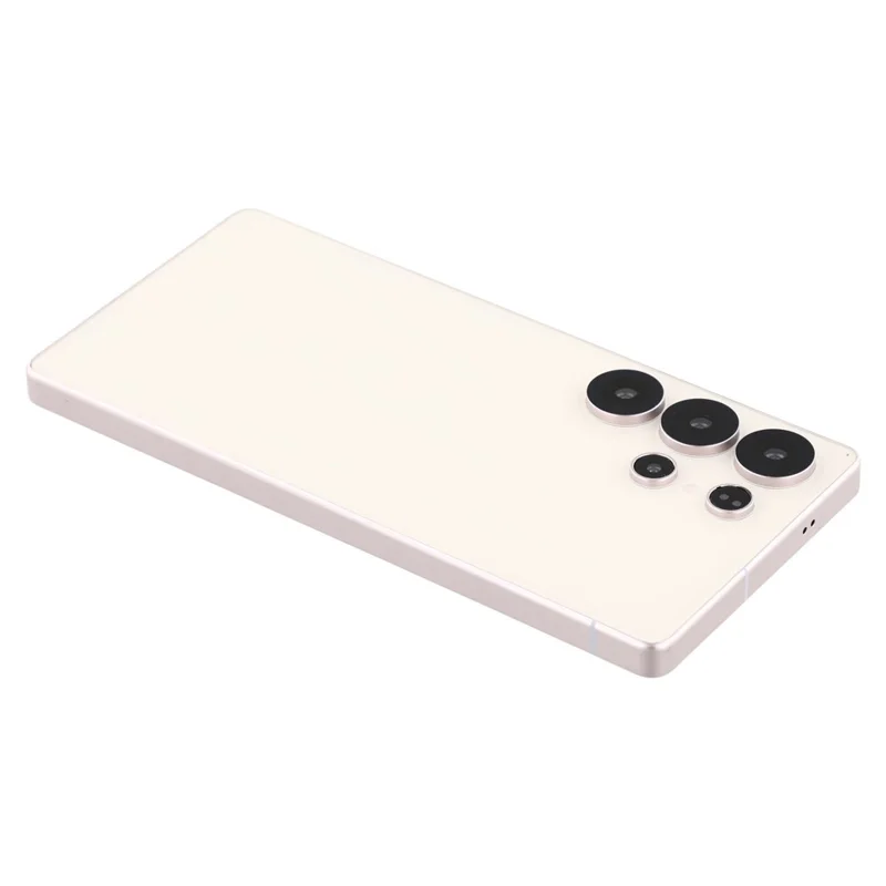 Für Samsung Galaxy S25 Ultra Farbdisplay Dummy-Handy Deko-Attrappe (Ohne Logo) - Titanium Pink Gold