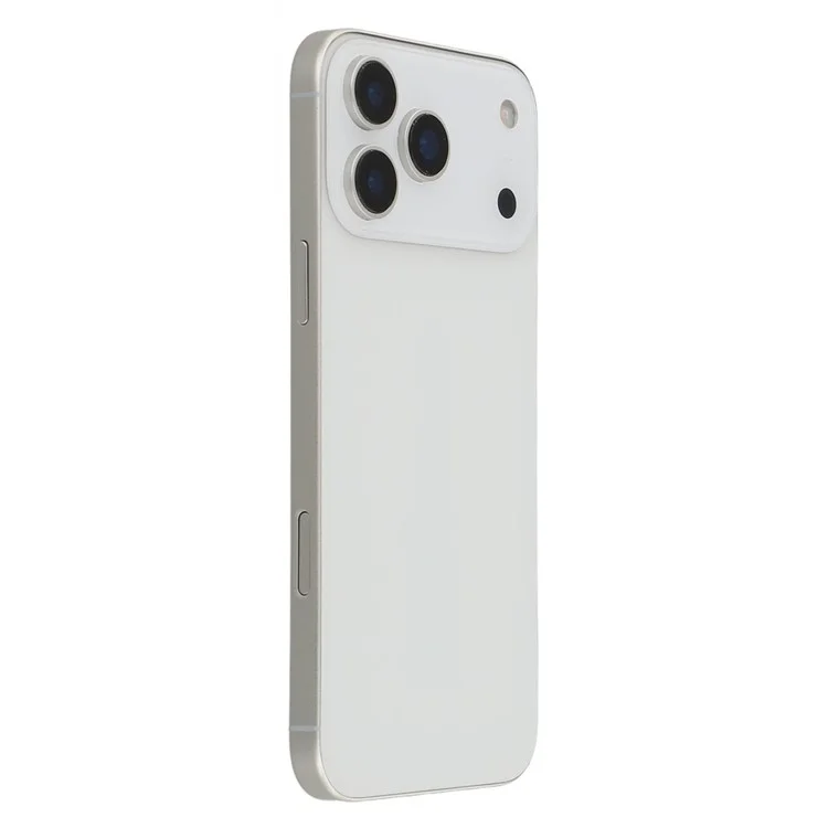For iPhone 17 Pro Max Black Screen Fake Phone Model Not Real Smartphone Display (Without Logo) - White