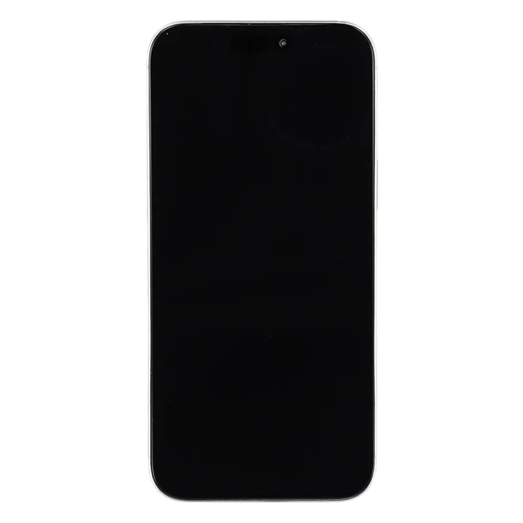 For iPhone 17 Pro Max Black Screen Fake Phone Model Not Real Smartphone Display (Without Logo) - White