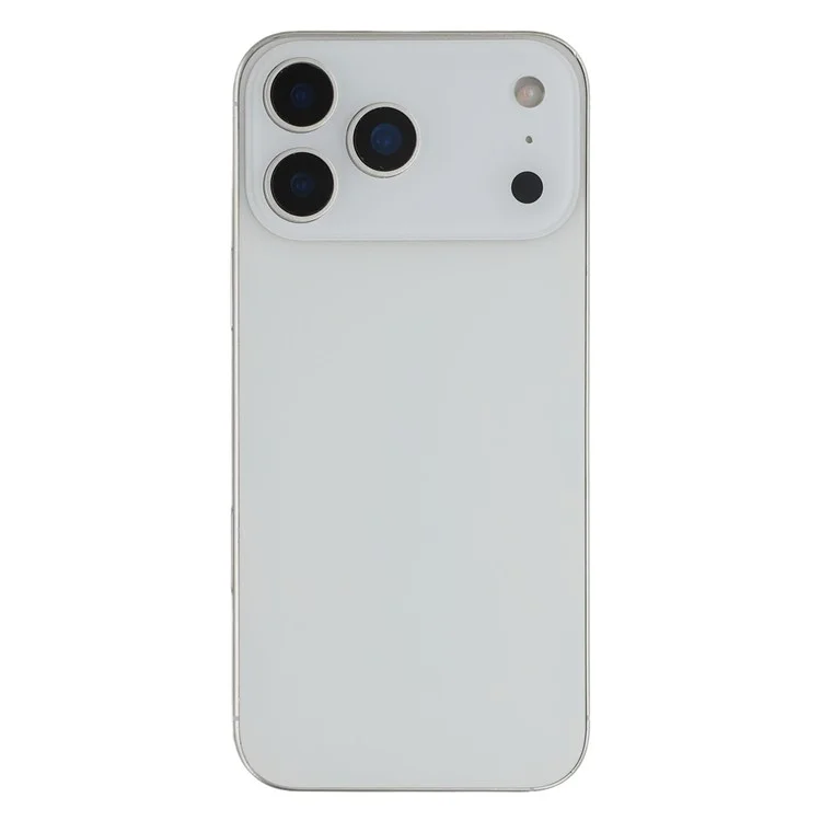 For iPhone 17 Pro Max Black Screen Fake Phone Model Not Real Smartphone Display (Without Logo) - White