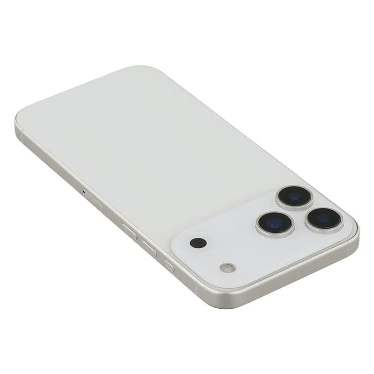 For iPhone 17 Pro Max Black Screen Fake Phone Model Not Real Smartphone Display (Without Logo) - White