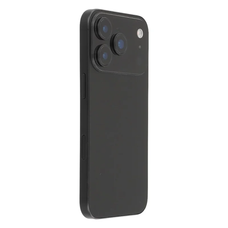 For iPhone 17 Pro Max Black Screen Fake Phone Model Not Real Smartphone Display (Without Logo) - Black