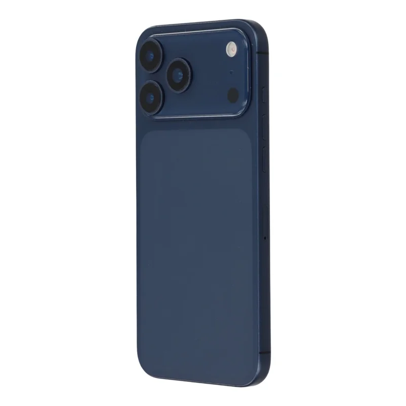 For iPhone 17 Pro Max Black Screen Fake Phone Model Not Real Smartphone Display (Without Logo) - Blue