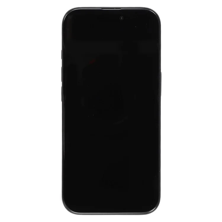For iPhone 17 Black Screen Fake Phone Model Not Real Smartphone Display (Without Logo) - Black