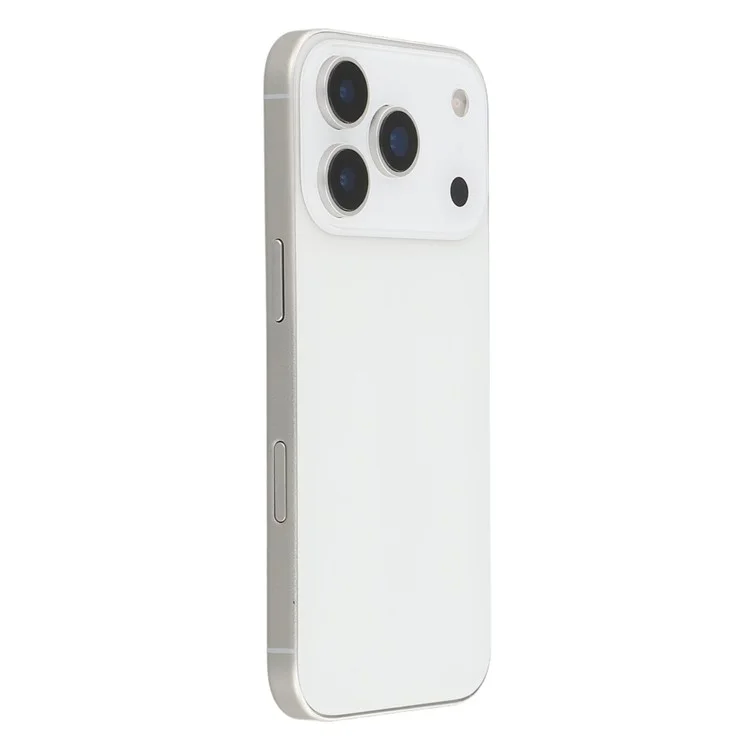 For iPhone 17 Pro Black Screen Fake Phone Model Not Real Smartphone Display (Without Logo) - White