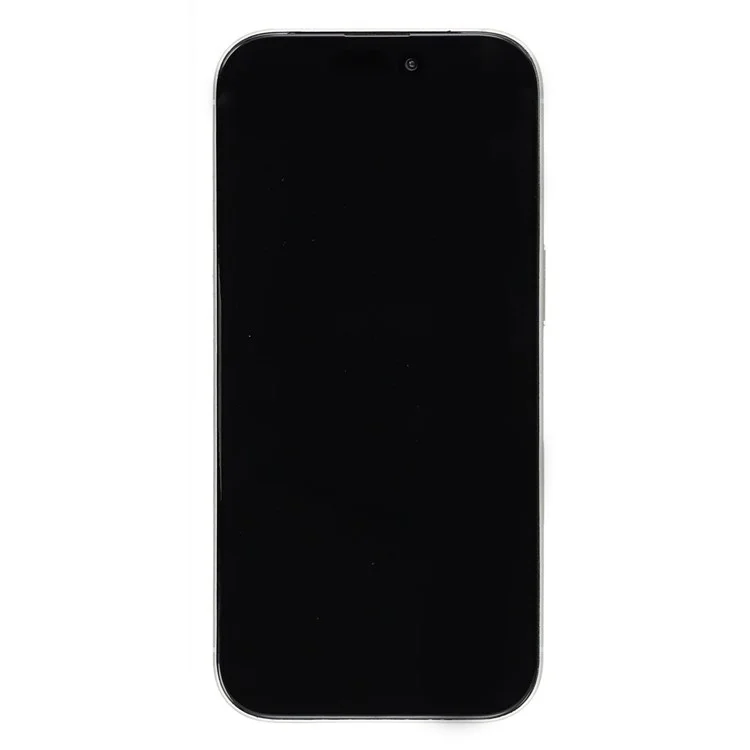 For iPhone 17 Pro Black Screen Fake Phone Model Not Real Smartphone Display (Without Logo) - White