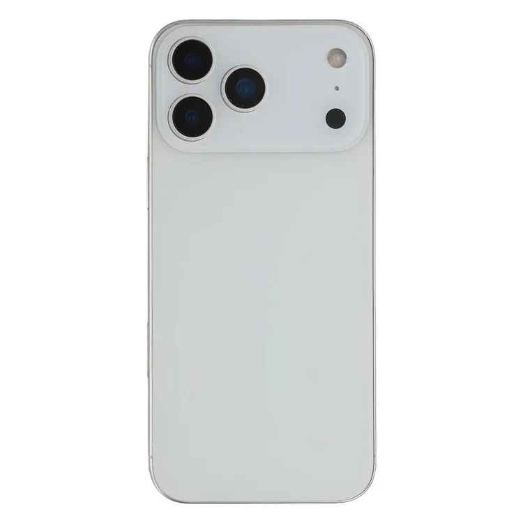 For iPhone 17 Pro Black Screen Fake Phone Model Not Real Smartphone Display (Without Logo) - White
