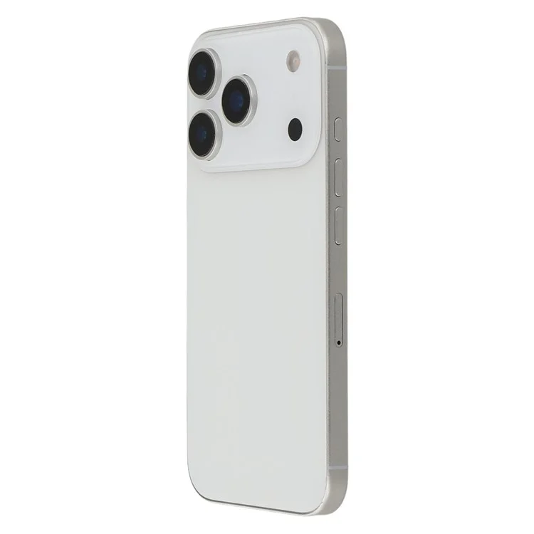For iPhone 17 Pro Black Screen Fake Phone Model Not Real Smartphone Display (Without Logo) - White