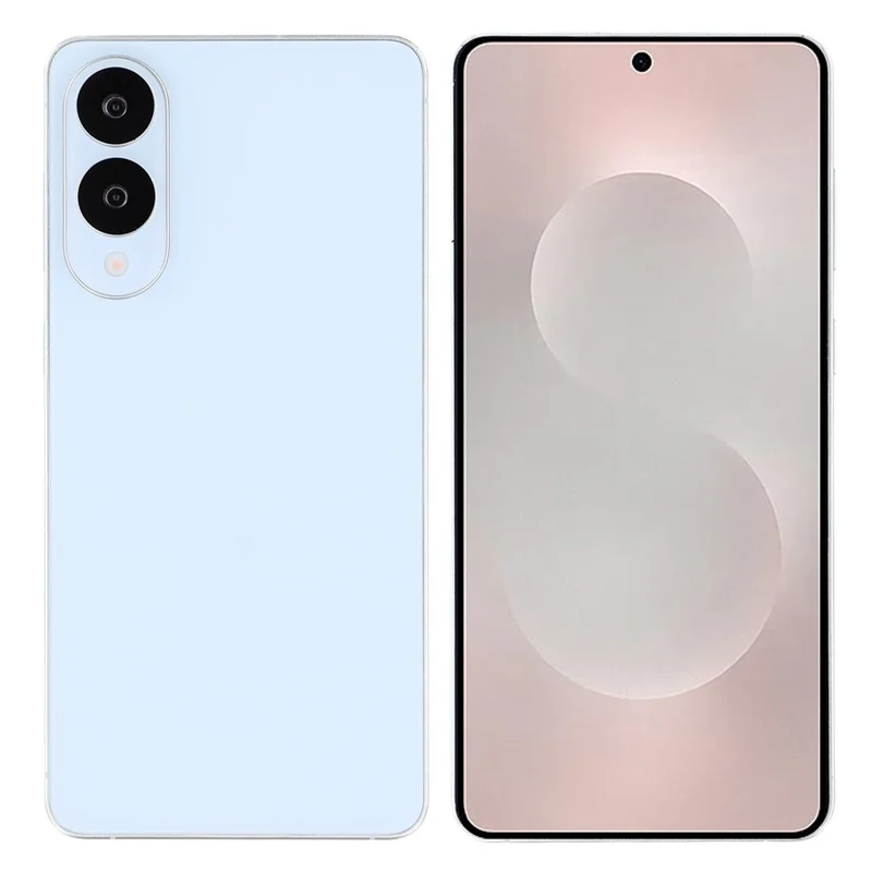 Pour Samsung Galaxy S25 Edge Écran Couleur Téléphone Factice pour Démonstration (Sans Logo) - Bleu
