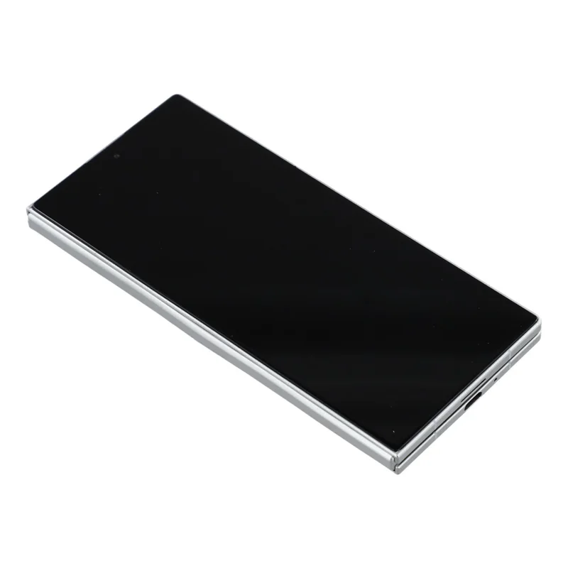 For Samsung Galaxy Z Fold7 5G Black Screen Fake Phone Model Not Real Smartphone Display (Without Logo) - White