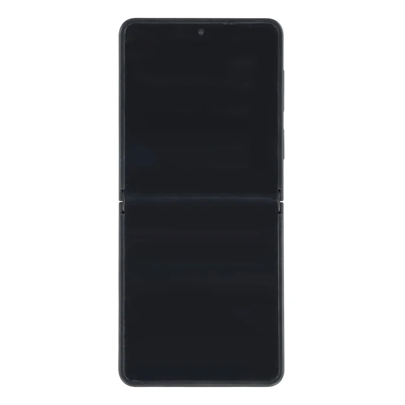 For Samsung Galaxy Z Flip7 5G Black Screen Fake Phone Model Not Real Smartphone Display (Without Logo) - Black
