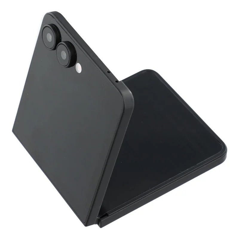 For Samsung Galaxy Z Flip7 5G Black Screen Fake Phone Model Not Real Smartphone Display (Without Logo) - Black