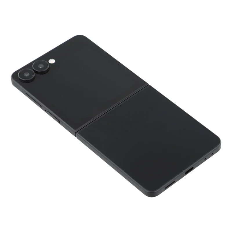For Samsung Galaxy Z Flip7 5G Black Screen Fake Phone Model Not Real Smartphone Display (Without Logo) - Black