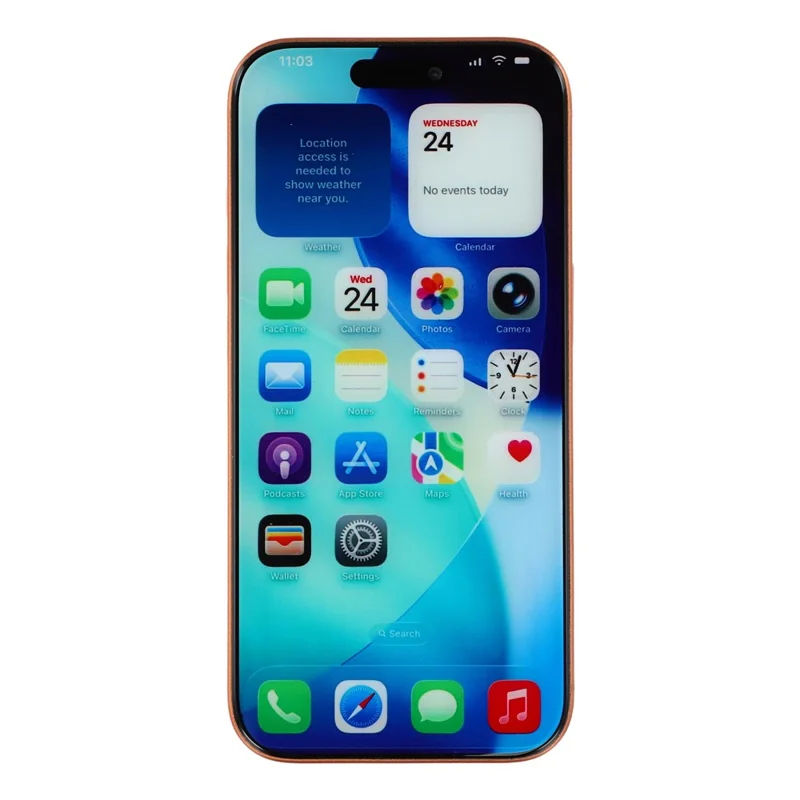 For iPhone 17 Pro Color Screen Dummy Phone Shooting Counter Display Toys (Without Logo) - Orange