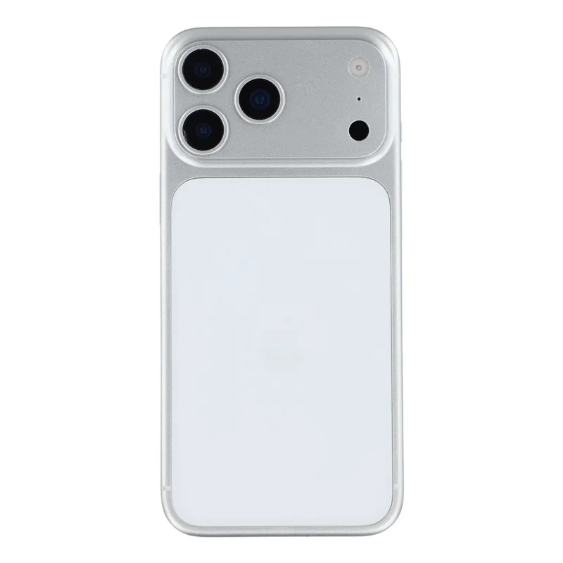 For iPhone 17 Pro Max Color Screen Dummy Phone Shooting Counter Display Toys (Without Logo) - Silver