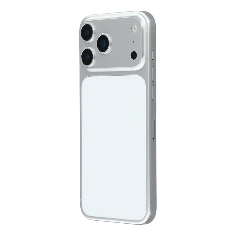 For iPhone 17 Pro Max Color Screen Dummy Phone Shooting Counter Display Toys (Without Logo) - Silver