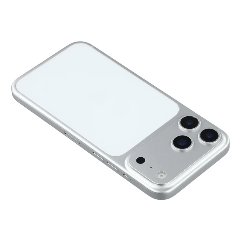 For iPhone 17 Pro Max Color Screen Dummy Phone Shooting Counter Display Toys (Without Logo) - Silver