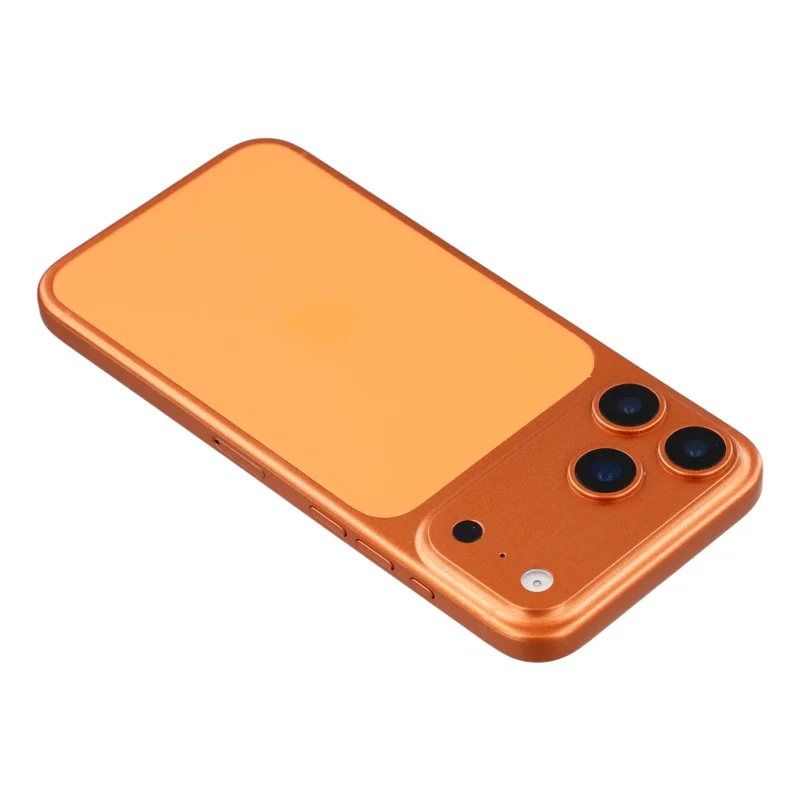 For iPhone 17 Pro Max Color Screen Dummy Phone Shooting Counter Display Toys (Without Logo) - Orange