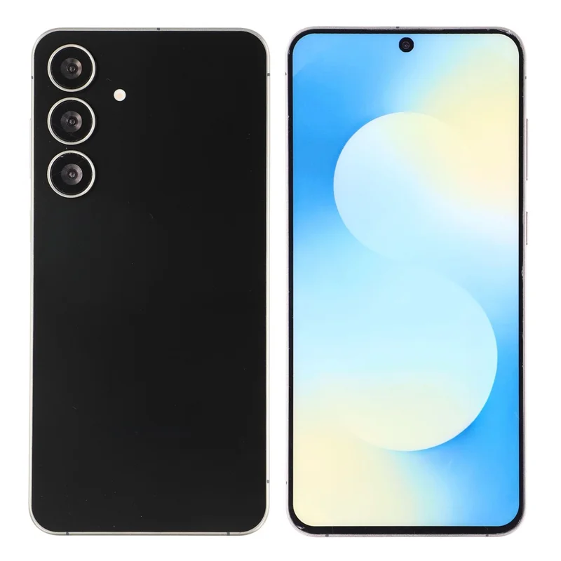 For Samsung Galaxy S25 FE Color Screen Dummy Phone Shooting Counter Display Toys (Without Logo) - Black