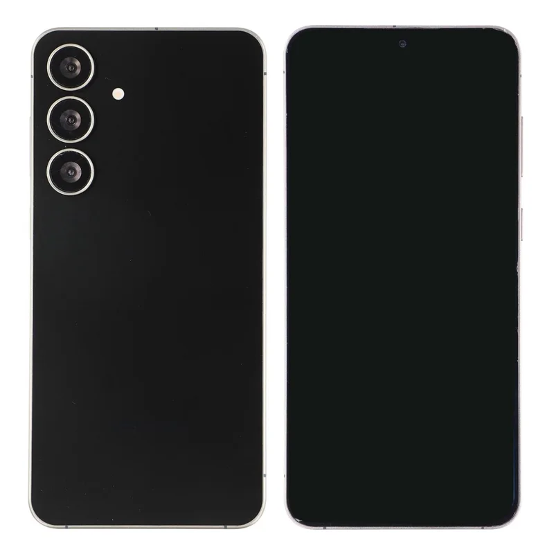 Samsung Galaxy S25 FE Écran Noir Modèle de Téléphone Factice Non Réel Sans Logo - Noir
