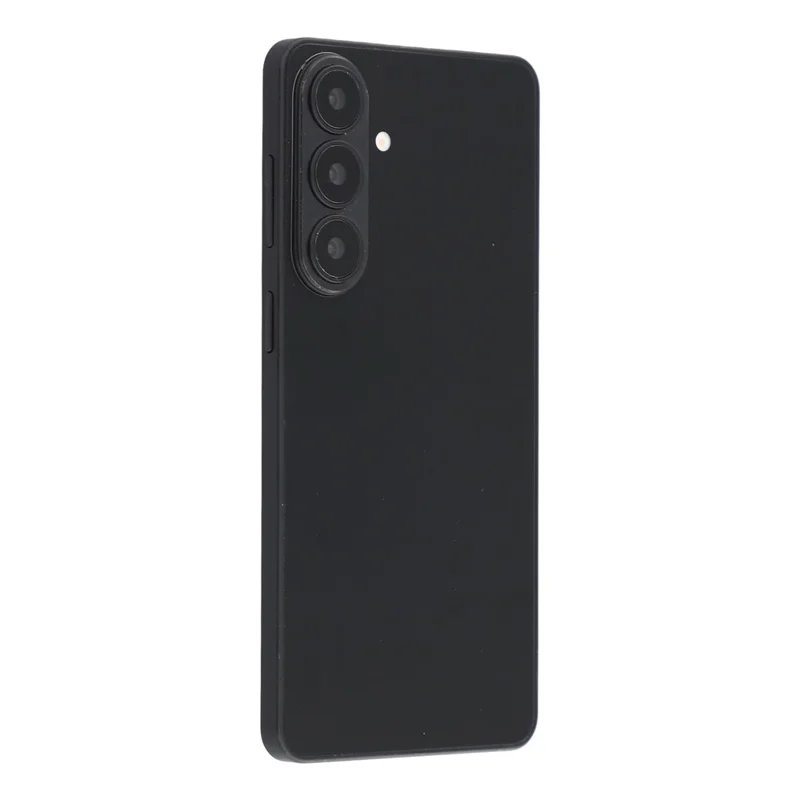 Modello di telefono finto per Samsung Galaxy S26+ con schermo nero, non uno smartphone reale, da esporre (senza logo) - Nero