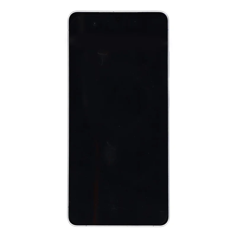 Modello di telefono finto per Samsung Galaxy S26 Ultra schermo nero, non uno smartphone reale, da esporre (senza logo) - Bianco