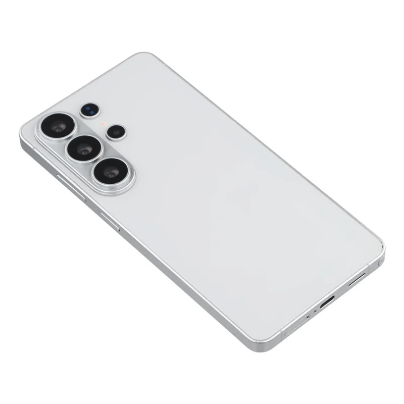 Modello di telefono finto per Samsung Galaxy S26 Ultra schermo nero, non uno smartphone reale, da esporre (senza logo) - Bianco