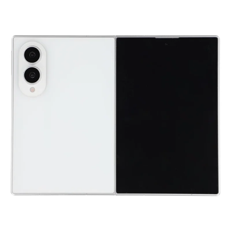 For Samsung Galaxy Z Fold8 Black Screen Fake Phone Model Not Real Smartphone Display (Without Logo) - White