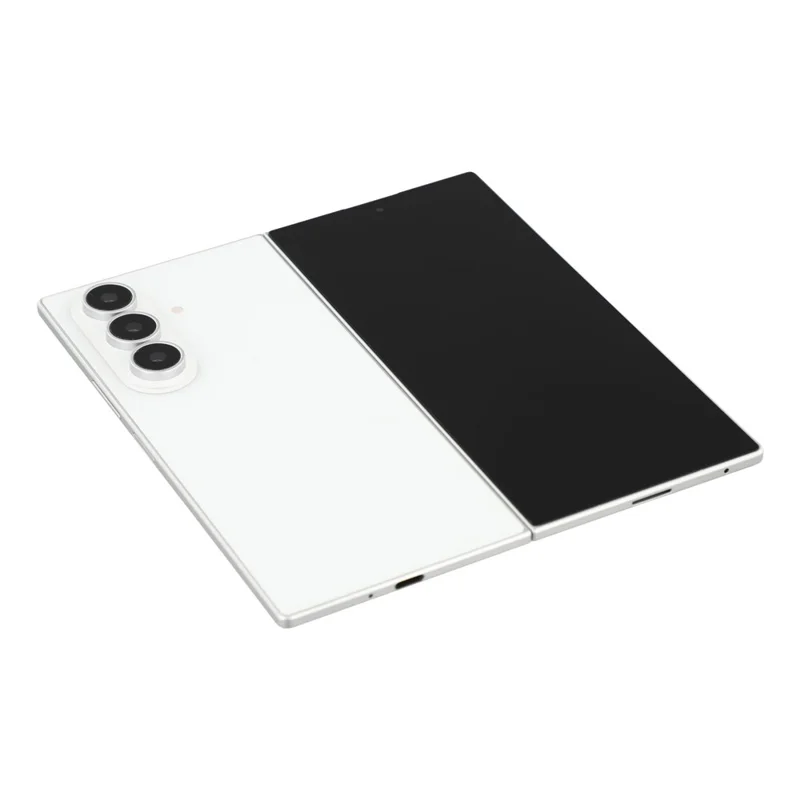 For Samsung Galaxy Z Fold8 Ultra Black Screen Fake Phone Model Not Real Smartphone Display (Without Logo) - White