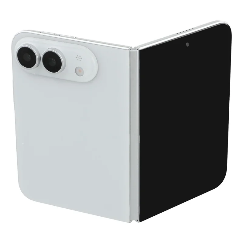 For iPhone Fold Sort Skærm Falsk Telefonmodel Ikke Rigtig Smartphone Display (uden Logo) - Hvid