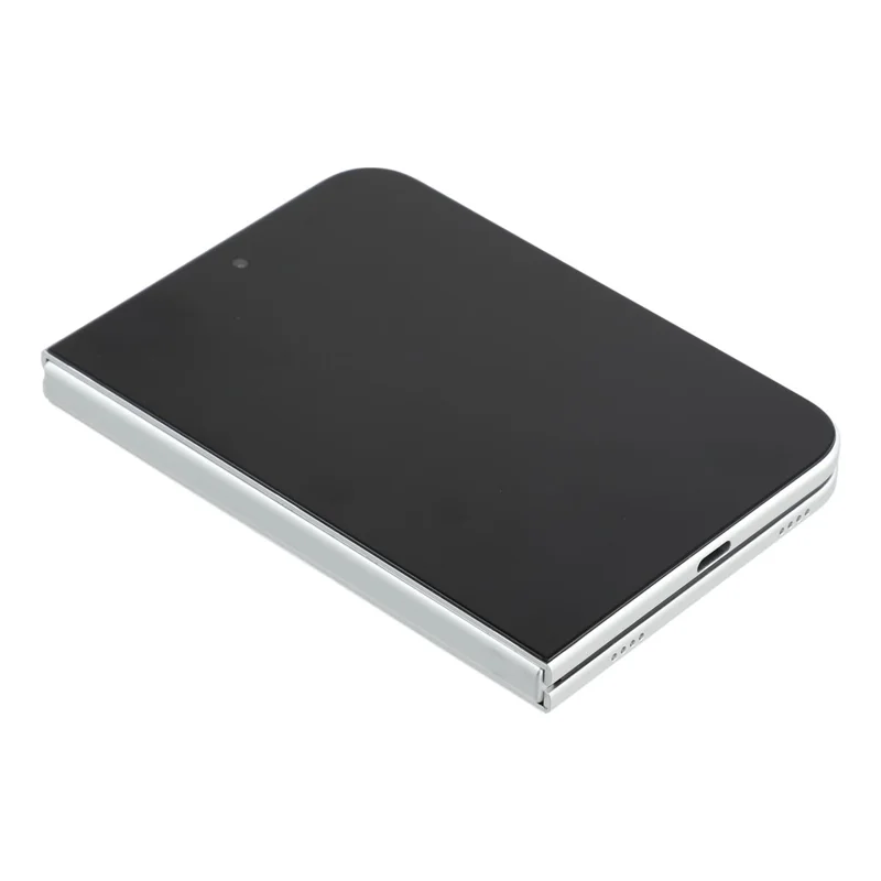 For iPhone Fold Sort Skærm Falsk Telefonmodel Ikke Rigtig Smartphone Display (uden Logo) - Hvid