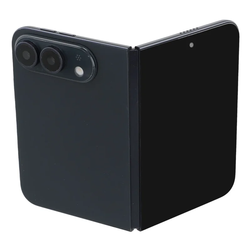 Модель телефона For iPhone Fold с черным экраном, ненастоящий телефон, дисплей (без логотипа) — черный
