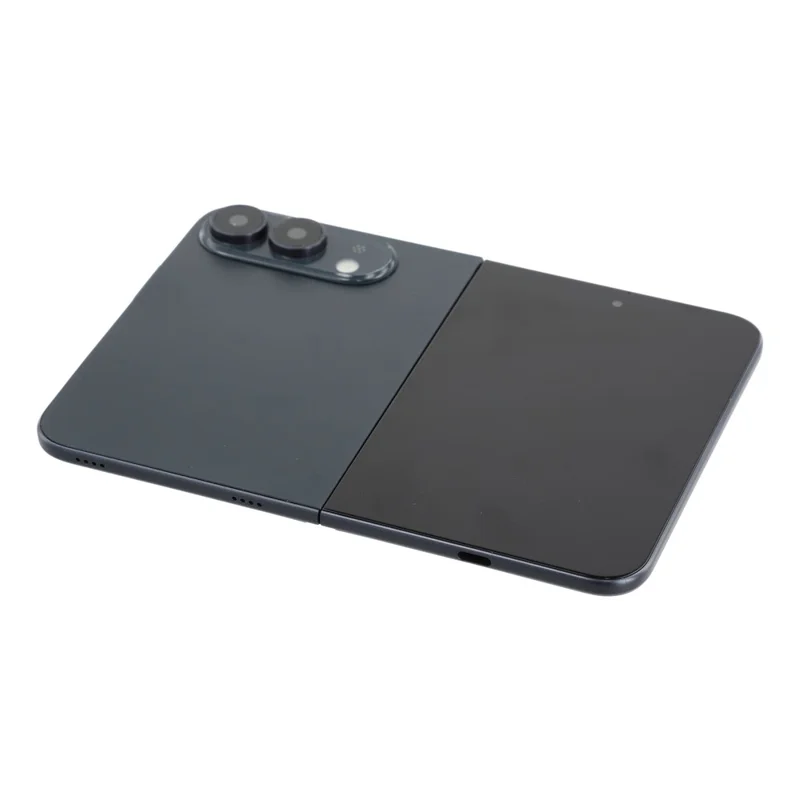 Модель телефона For iPhone Fold с черным экраном, ненастоящий телефон, дисплей (без логотипа) — черный
