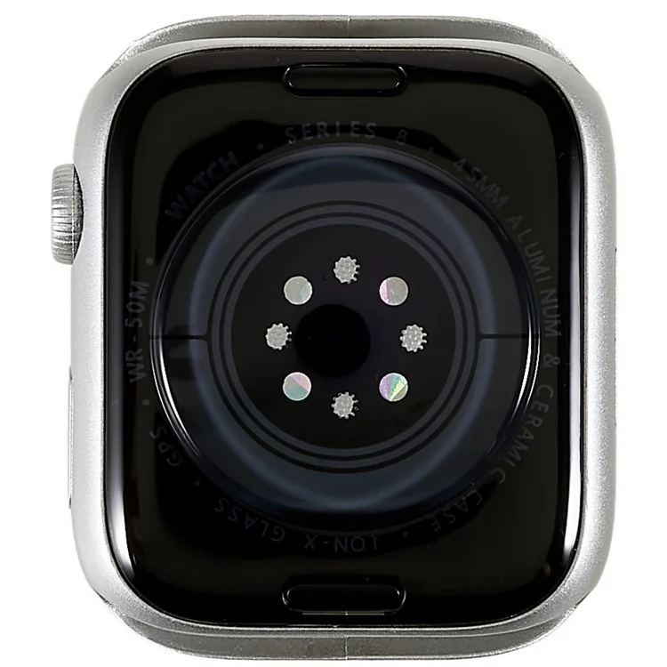 For Apple Watch Series 8 45mm Replica Watch Model Color Screen Dummy Watch Display On Shop Prank Fake Watch Model - Silver