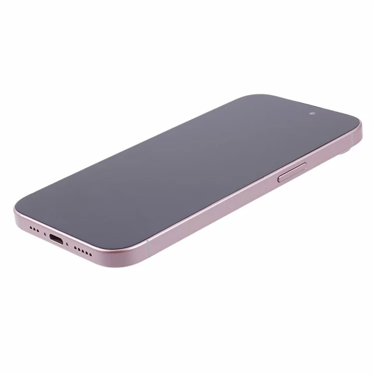 For iPhone 15 Fake Toy Phone Non-Working Dummy Phone Display Model (Without Logo) - Pink