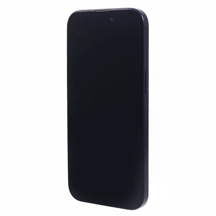 Pour iPhone 15 Faux téléphone factice Non Fonctionnel Modèle de téléphone d'affichage Jouet (Sans logo) - Noir