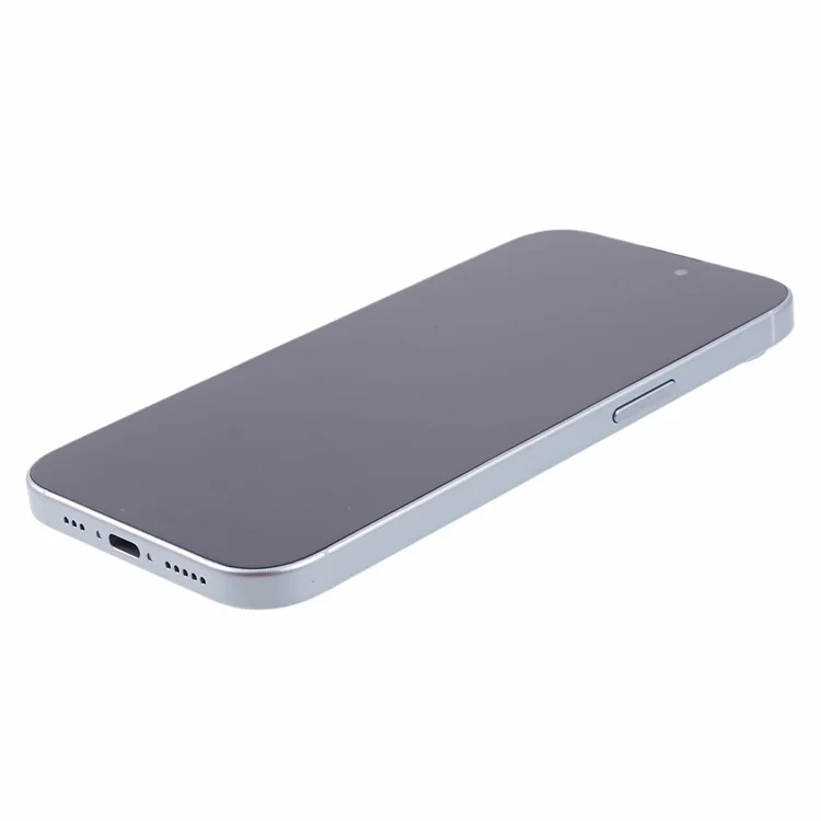 For iPhone 15 Fake Toy Phone Non-Working Dummy Phone Display Model (Without Logo) - Blue