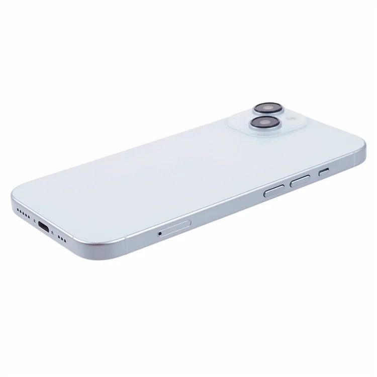 For iPhone 15 Fake Toy Phone Non-Working Dummy Phone Display Model (Without Logo) - Blue