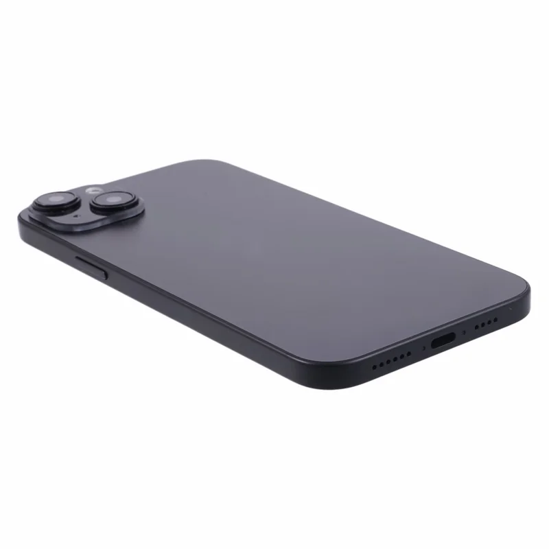 For iPhone 15 Plus Color Screen Dummy Fake Phone Model Non-Working Replica 1:1 Phone (Without Logo) - Black