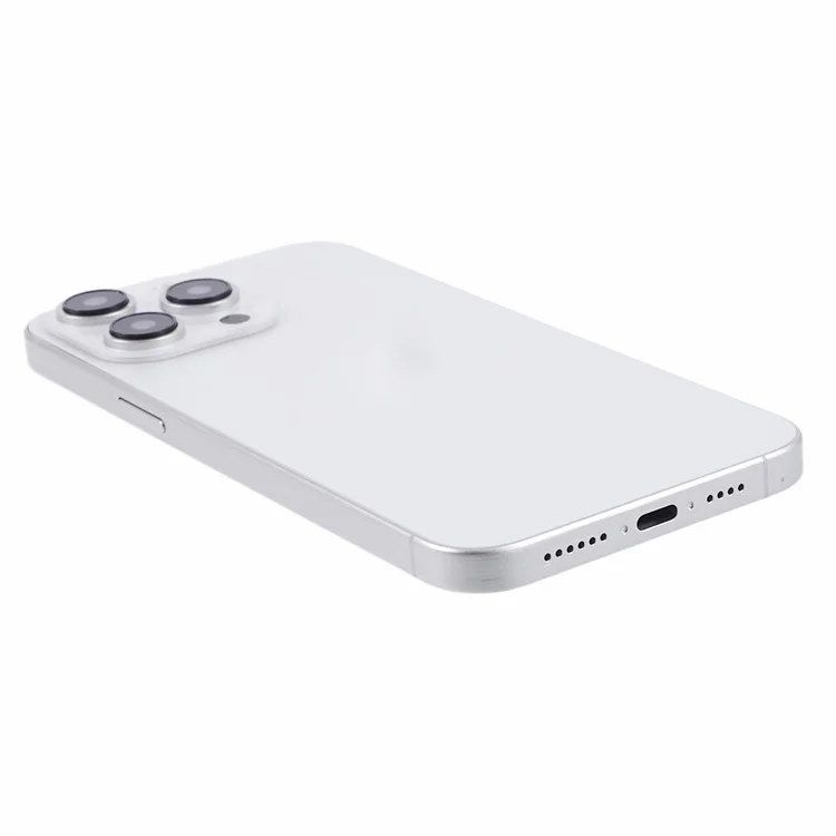 Per iPhone 15 Pro Max Replica Dummy Phone Display Fake 1:1 Scale Non-Working Model Toy (Senza Logo) - Titanio Bianco