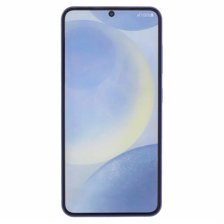 For Samsung Galaxy S24 Dummy Phone Model Non-Working Fake Phone Display Model Toy (Without Logo) - Cobalt Violet