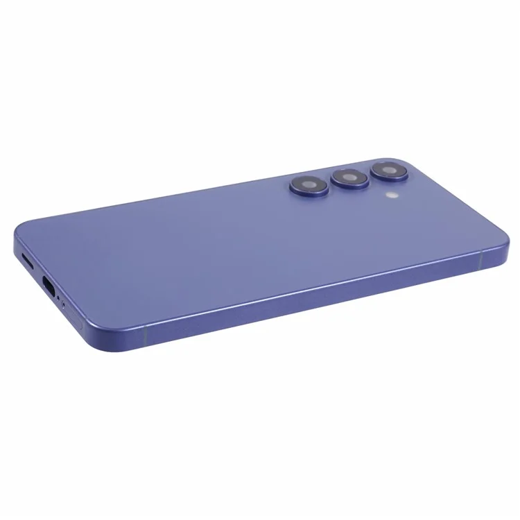 For Samsung Galaxy S24 Dummy Phone Model Non-Working Fake Phone Display Model Toy (Without Logo) - Cobalt Violet