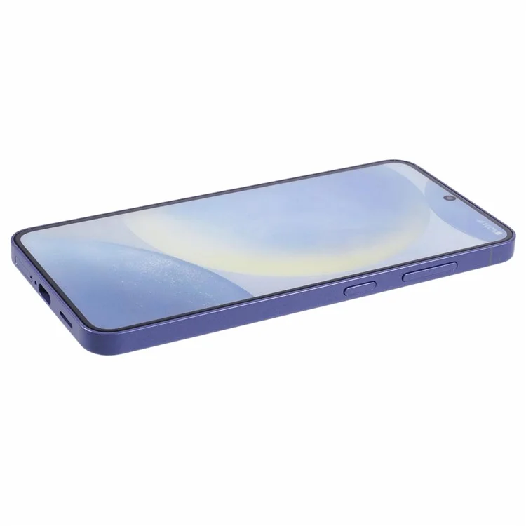 For Samsung Galaxy S24 Dummy Phone Model Non-Working Fake Phone Display Model Toy (Without Logo) - Cobalt Violet