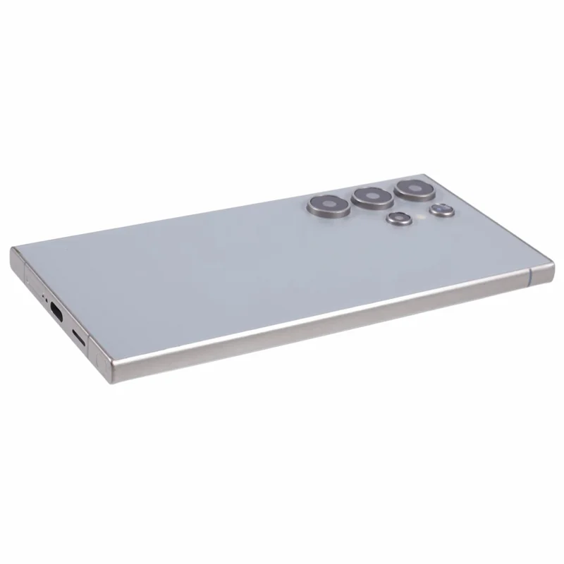 For Samsung Galaxy S24 Ultra Non-Working Phone Dummy Display Model Color Screen Phone Toy (Without Logo) - Marble Grey