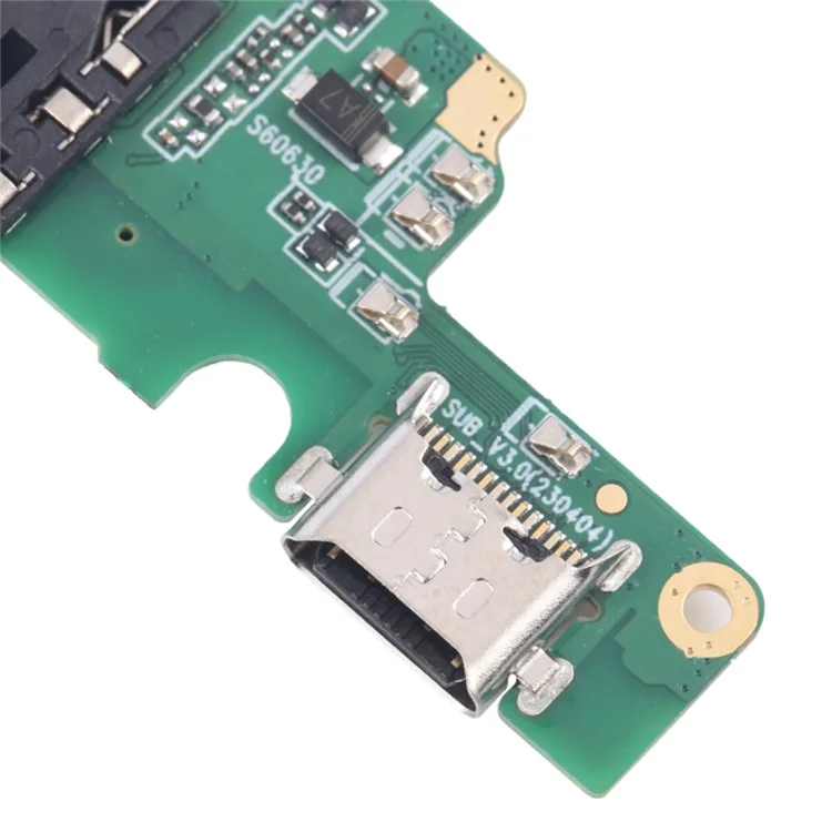 Para ZTE Blade A73 / V50 Smart Dock Conector Cable Flex de Carga Reparación Parte (Sin Logotipo)