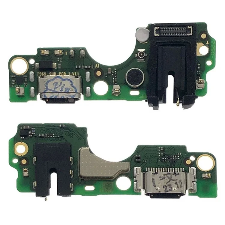 Para TECNO Spark 10 4G KI5q Cabo Flex do Conector de Dock Porta de Carregamento Peça de Reparo (Sem Logotipo)