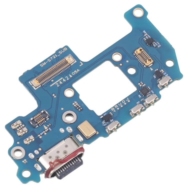 Para Samsung Galaxy S24 FE S721U Conector de Dock OEM Cabo Flexível da Porta de Carregamento (Sem Logo)