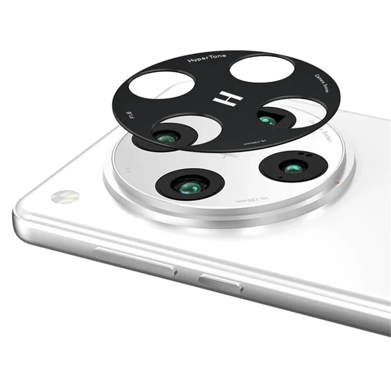 WANLONFENG Série LHJ Pour Oppo Find X8 Pro 5G Protecteur de lentille de caméra en métal ajouré avec chiffon de nettoyage de lentille