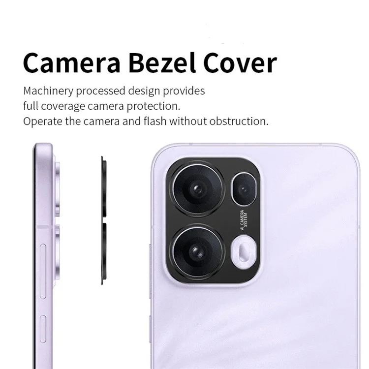 WANLONFENG LHJ Series For Oppo Reno13 Pro 5G Metal Camera Lens Protector Integrated Lens Film