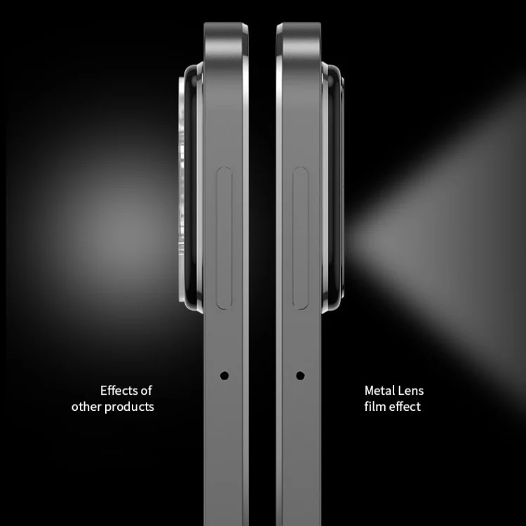 WANLONFENG Serie LHJ Para Xiaomi Pad 6 Max 14 Protector de Lente de Cámara de Metal Hueco con Paño de Limpieza de Lente